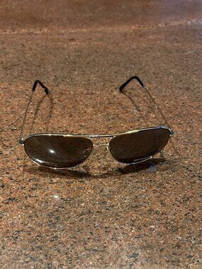Mirrored Nickel Silver Colored Rims Sunglasses - NWOT